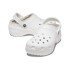 Platform Lined Clog - Mujer White