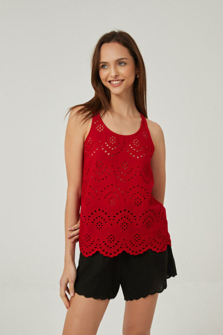 Musculosa Imich Rojo