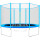 Cama Elástica Trampolín 183+ Cobertor + Red Colores Azul
