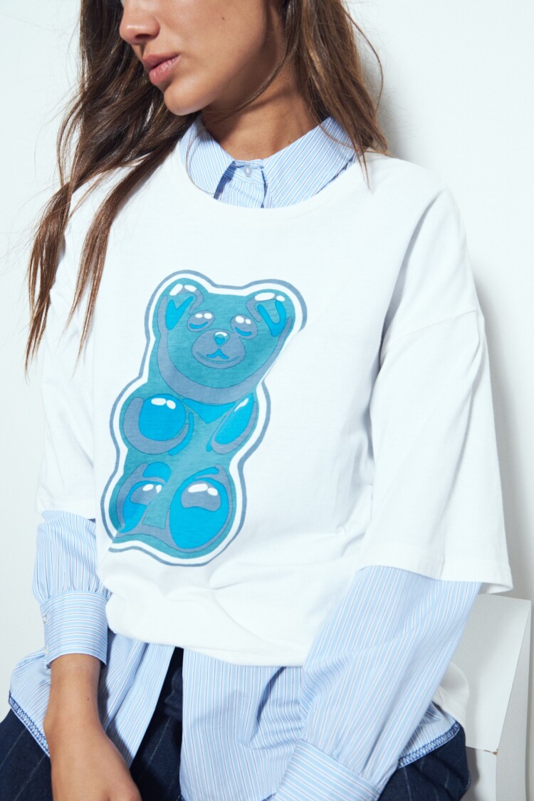 REMERA PEPEROMIA Blanco