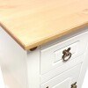 Mesa de luz 1 Puerta 1 Cajón - Linea Mexicana Blanco Mesa de luz 1 Puerta 1 Cajón - Linea Mexicana Blanco