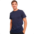 Remera Camiseta Básica Unisex Azul Marino Remera Camiseta Básica Unisex Azul Marino