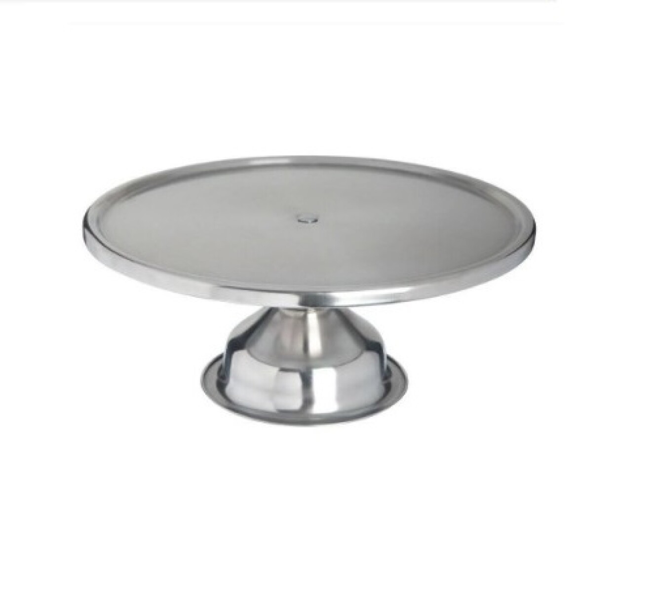 Base Porta torta acero inox 32,5cm 