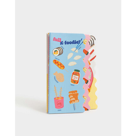 Set De 3 Libretas Con Bordes Ondulados Combinacion Multicolor