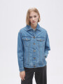 Campera Forest Azul Grisaceo