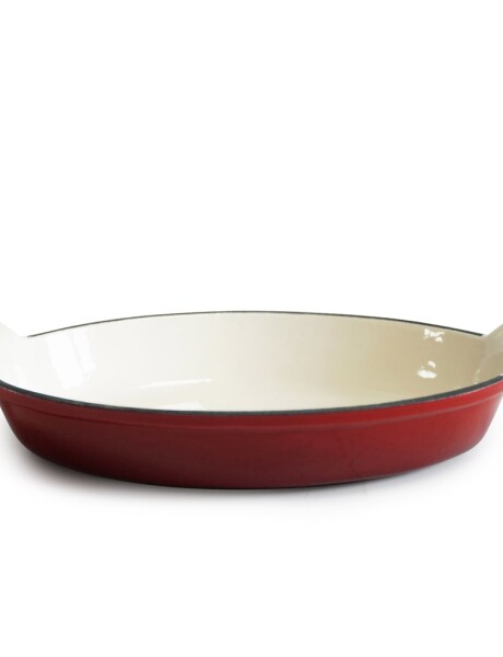 FUENTE OVAL 26X15.5CM HIERRO ESMALTADO ROJO FUENTE OVAL 26X15.5CM HIERRO ESMALTADO ROJO