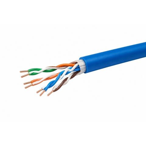 CABLE UTP CAT. 5E, 24AWG, 100% COB - INT/INDOOR 305 MTS AZUL - PRYSMIAN CABLE UTP CAT. 5E, 24AWG, 100% COB - INT/INDOOR 305 MTS AZUL - PRYSMIAN