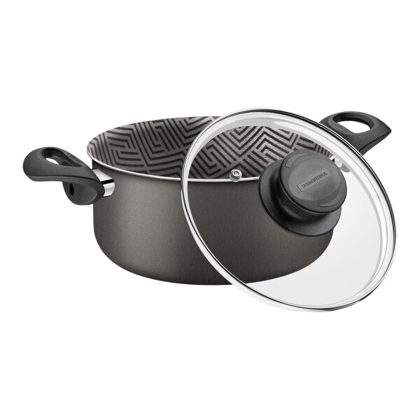 CACEROLA TRAMONTINA PARIS TAPA DE VIDRIO • 3.8L • 22cm CACEROLA TRAMONTINA PARIS TAPA DE VIDRIO • 3.8L • 22cm