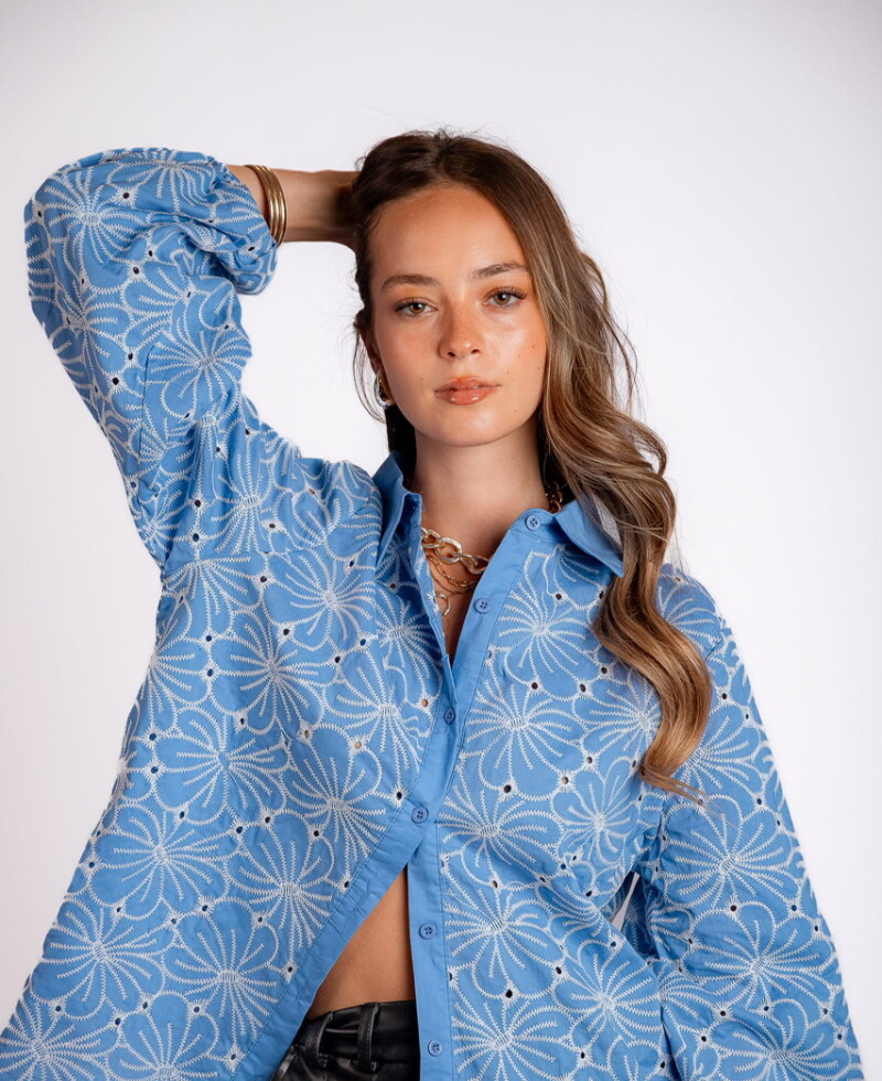 Camisa Francia azul