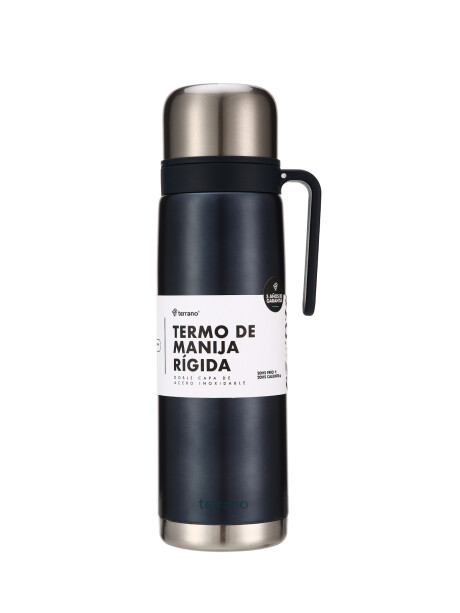 Termo 1Lt. Premium Manija Rigida Metalizado Azul