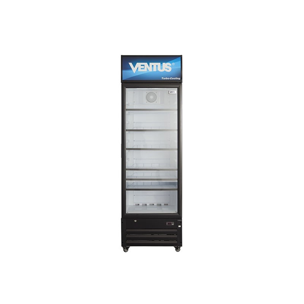 Heladera exhibidor vertical puerta vidrio 360lts 