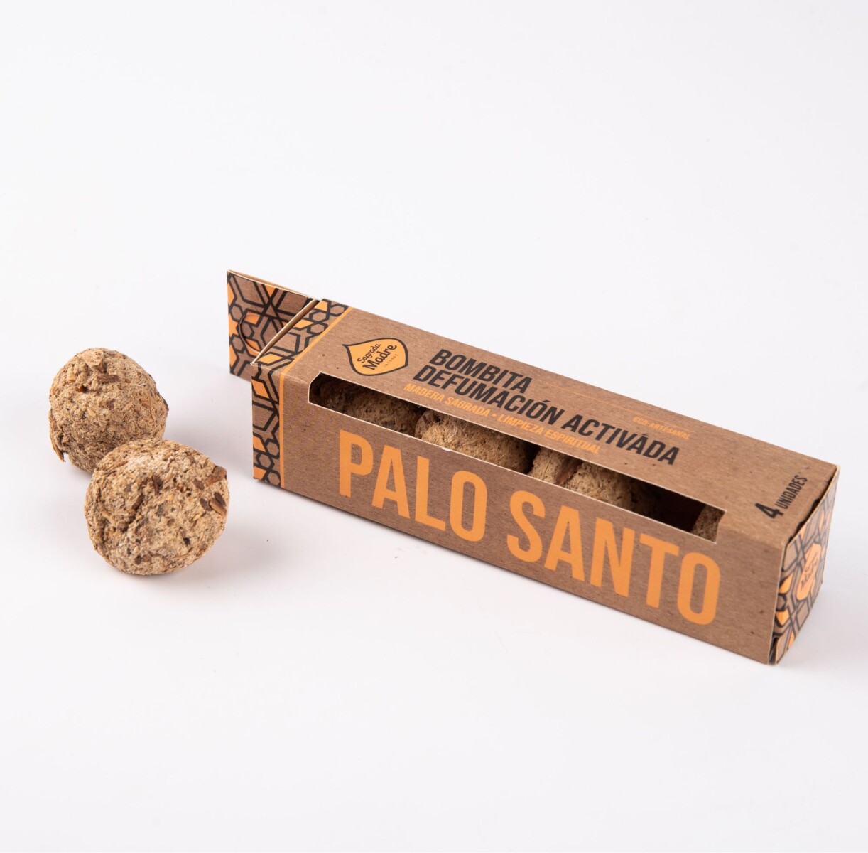 Bombita Palo Santo Sagrada Madre x4 