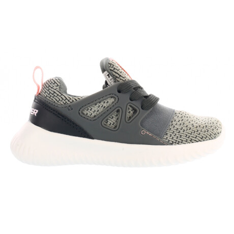 Championes de Niños Topper Mamba Kids Gris - Rosa