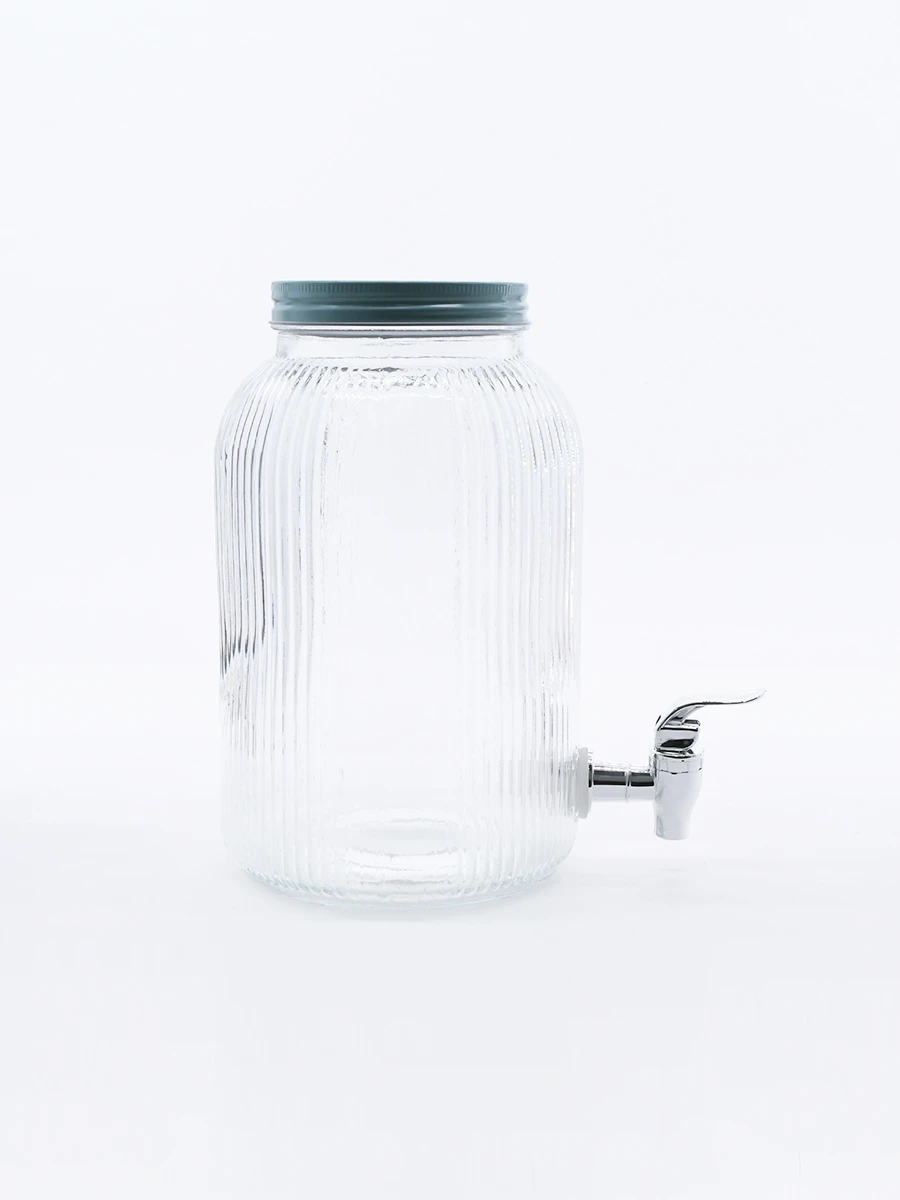 DISPENSADOR BEBIDA CON CANILLA OSLO - TRANSPARENTE 