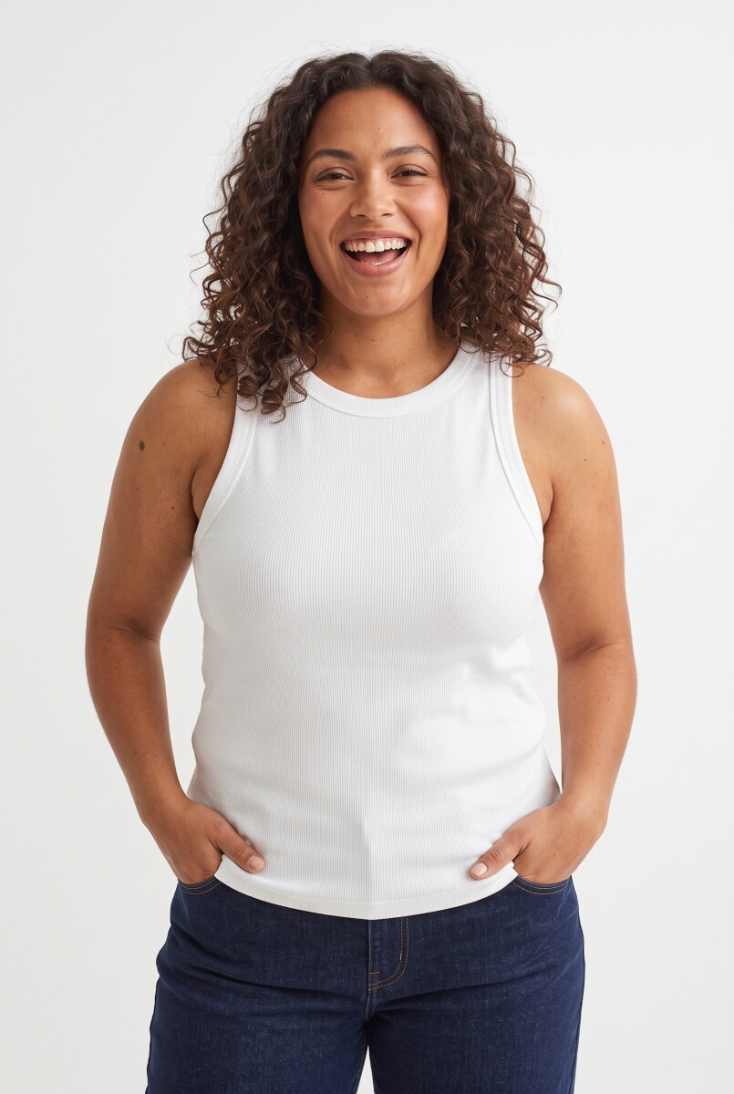 MUSCULOSA KORYN - BLANCO 