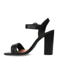 Sandalias de Mujer Bottero Taco Alto Negro