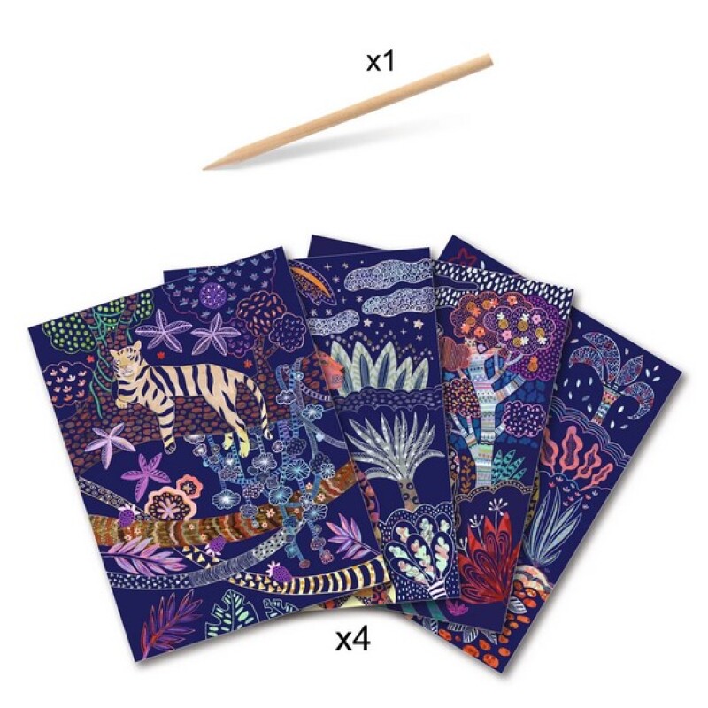Set x4 láminas para raspar Naturaleza