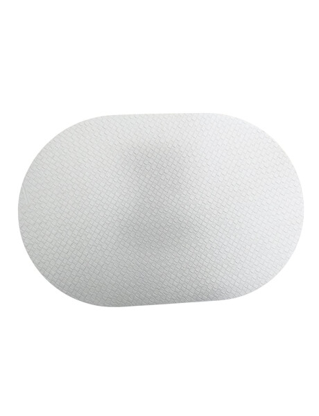 INDIVIDUAL SIMIL CUERO OVAL 45x30CM GRIS INDIVIDUAL SIMIL CUERO OVAL 45x30CM GRIS
