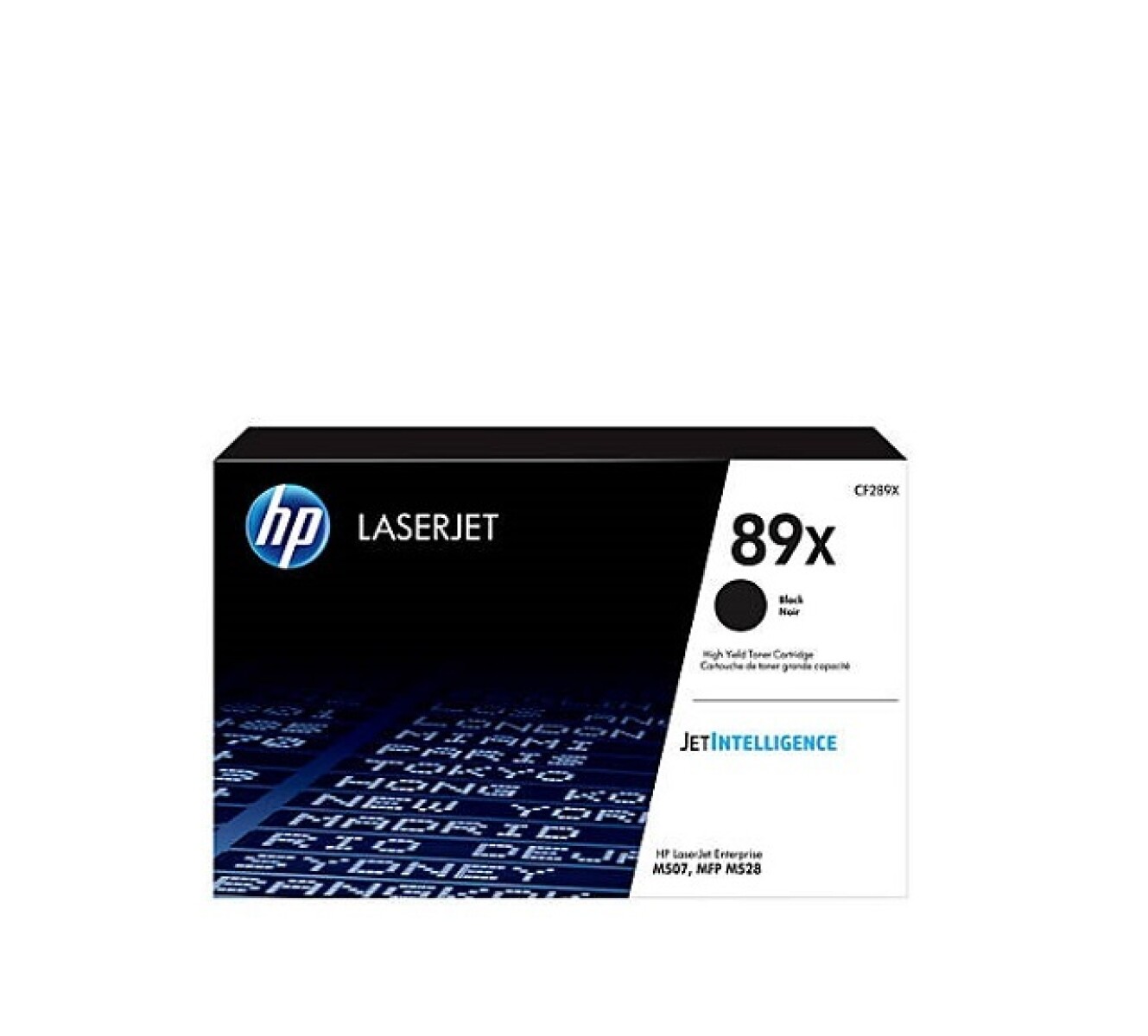 HP 89X - Gran capacidad - negro - original - LaserJet - cartucho de tóner (CF289X) 