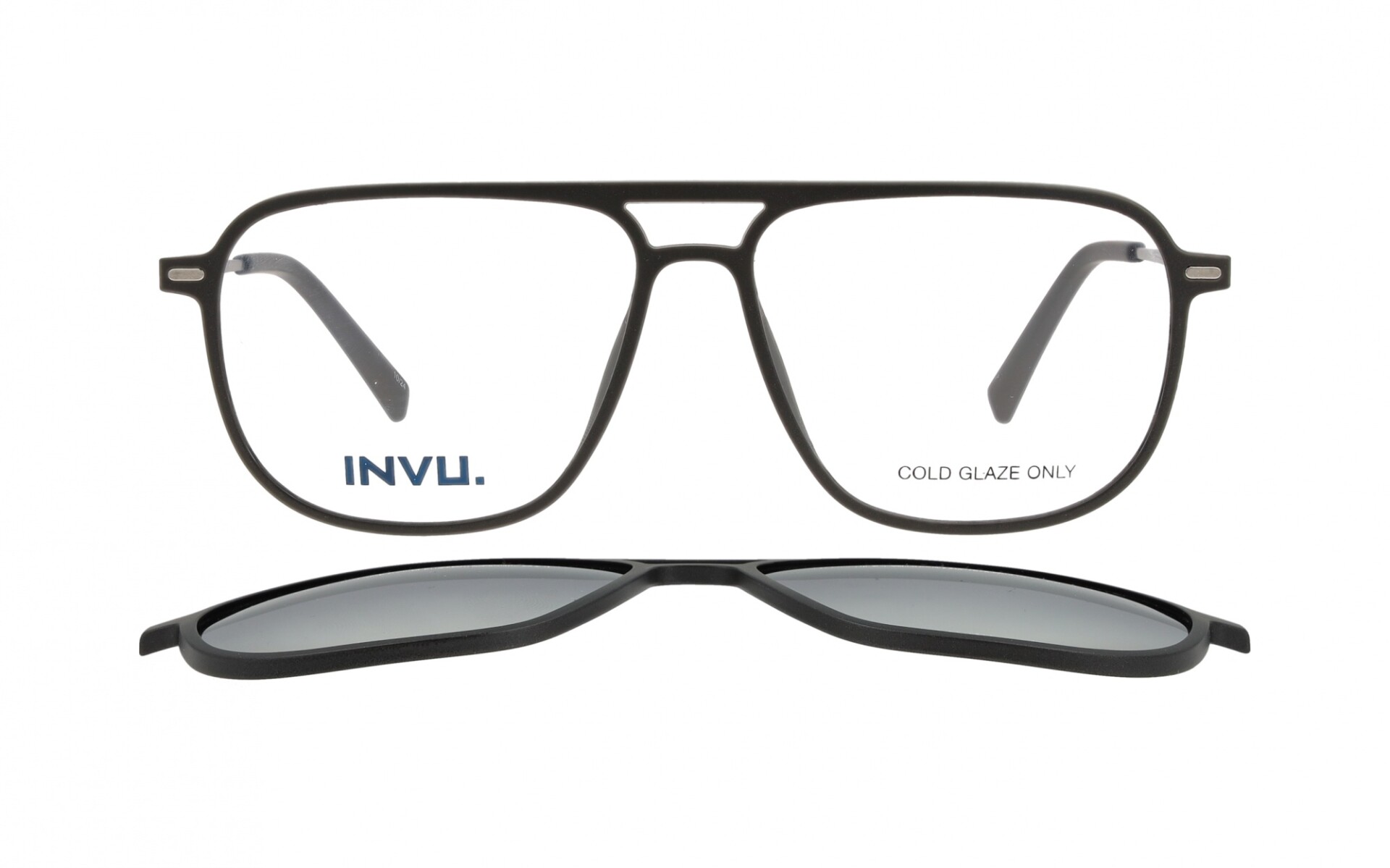 INVU Clip-On 42519A col Matt Metal Grey/Gun 