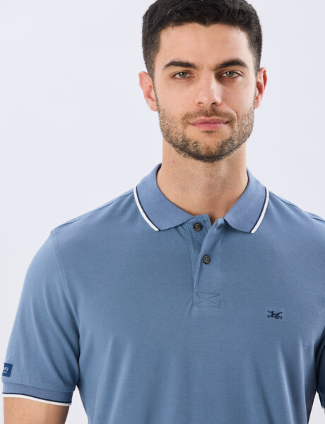 REMERA POLO LISA PIQUÉ Piedra