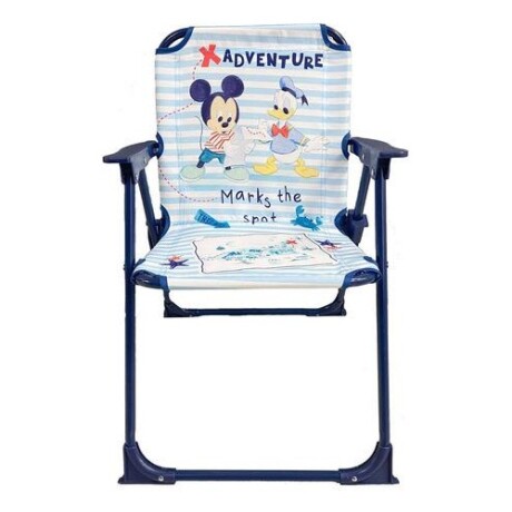 Silla plegable infantil para playa con diseños varios Celeste