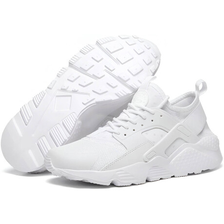 Calzado Adulto Casual Deportivo Unisex Acordonado Blanco