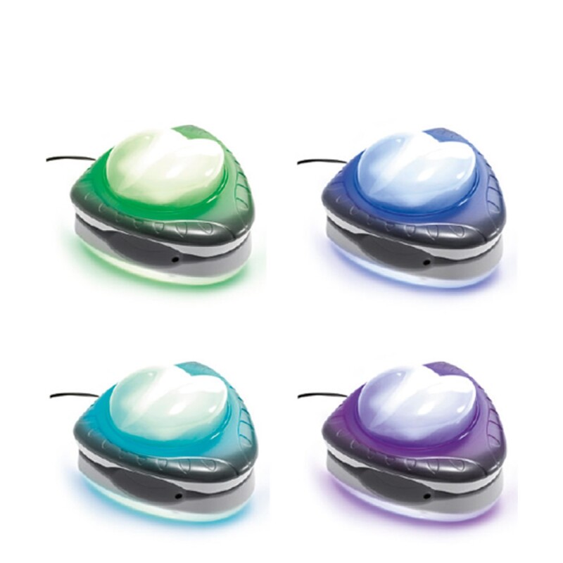 INTEX LUZ LED MONTAJE MAGNETICO DE PARED PARA PISCINA 5 COLORES 220-240V Intex Luz Led Montaje Magnetico De Pared Para Piscina 5 Colores 220-240v