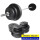 Set Barra Maciza 1.80m +50kg Discos Pesas Importado 8x5kg + 4x2.5kg