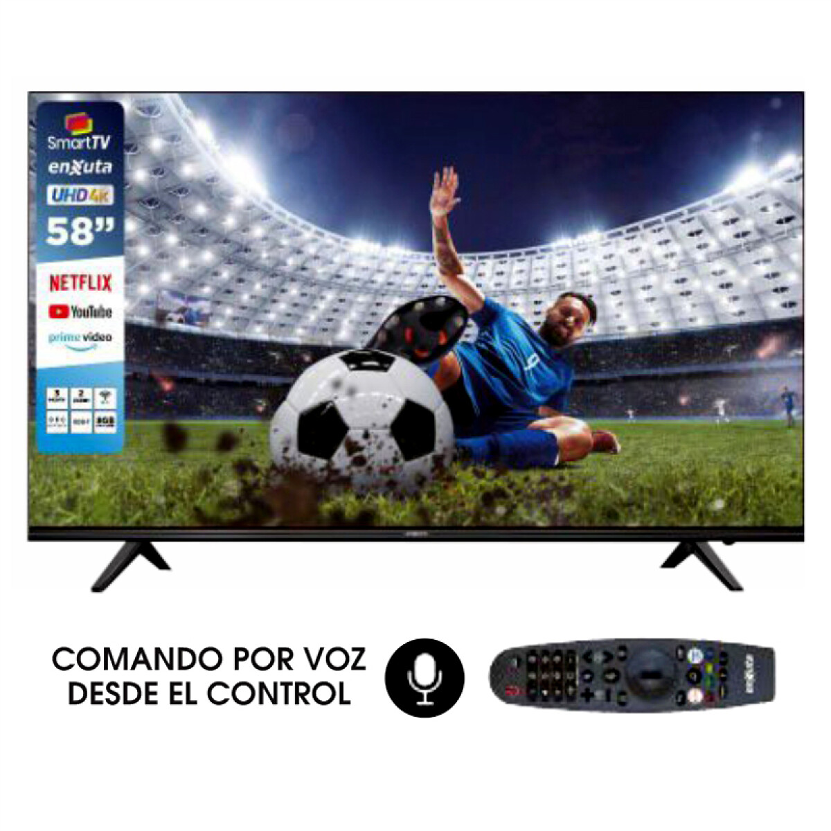 TV LED 58" 4K Smart Enxuta 