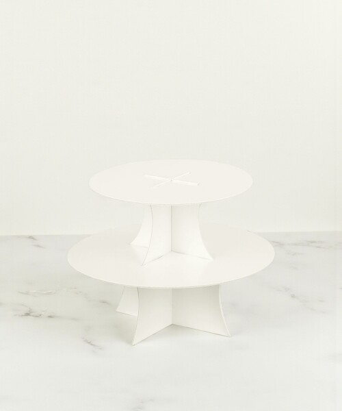 Porta cupcake 2p 27x20 cm. (base x altura) - BLANCO Porta cupcake 2p 27x20 cm. (base x altura) - BLANCO