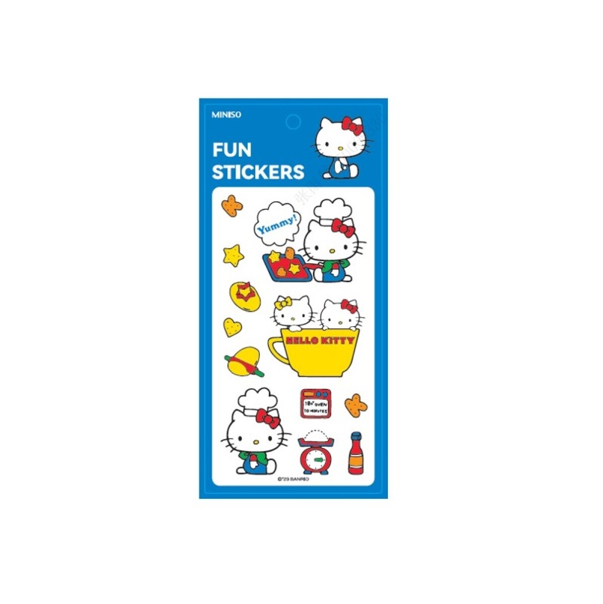 Stickers 3D Hello Kitty B - diseño 1 
