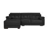 Sofá Albany - 3 cuerpos Negro - Chaise Derecho