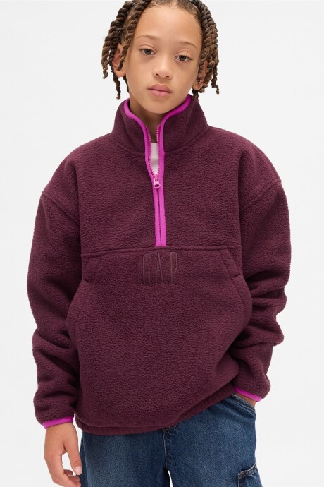 Polar Medio Cierre Niño Tuscan Red