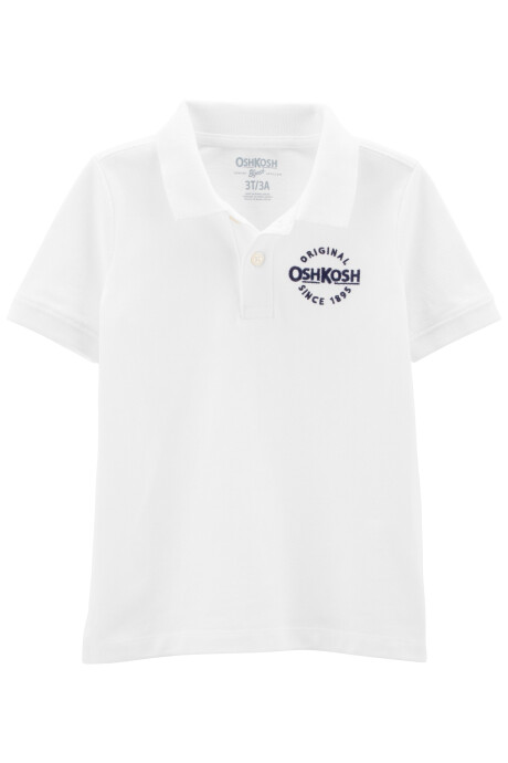 Remera polo de algodón con logo. Talles 2-5T Remera polo de algodón con logo. Talles 2-5T