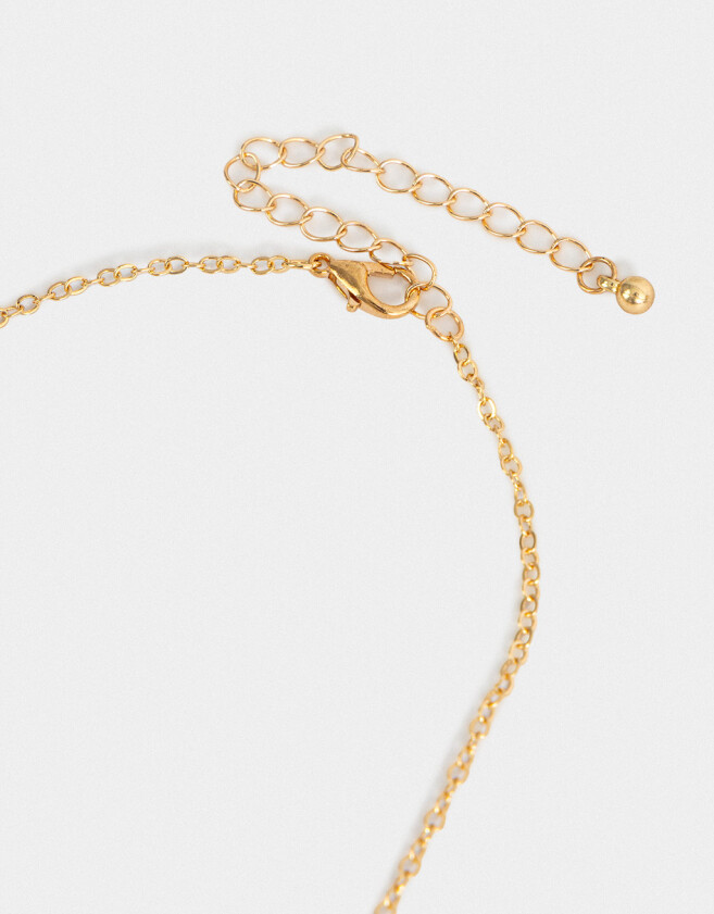 Collares Cortos Con strass Collar Corto Con Strass - Dorado