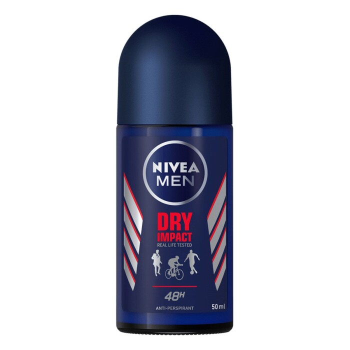 NIVEA DEO ROLL-ON DRY IMPACT FOR MEN FR. única