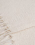 Bufandas Boho Bufanda Jacquard Con Flecos - Blanco Crudo