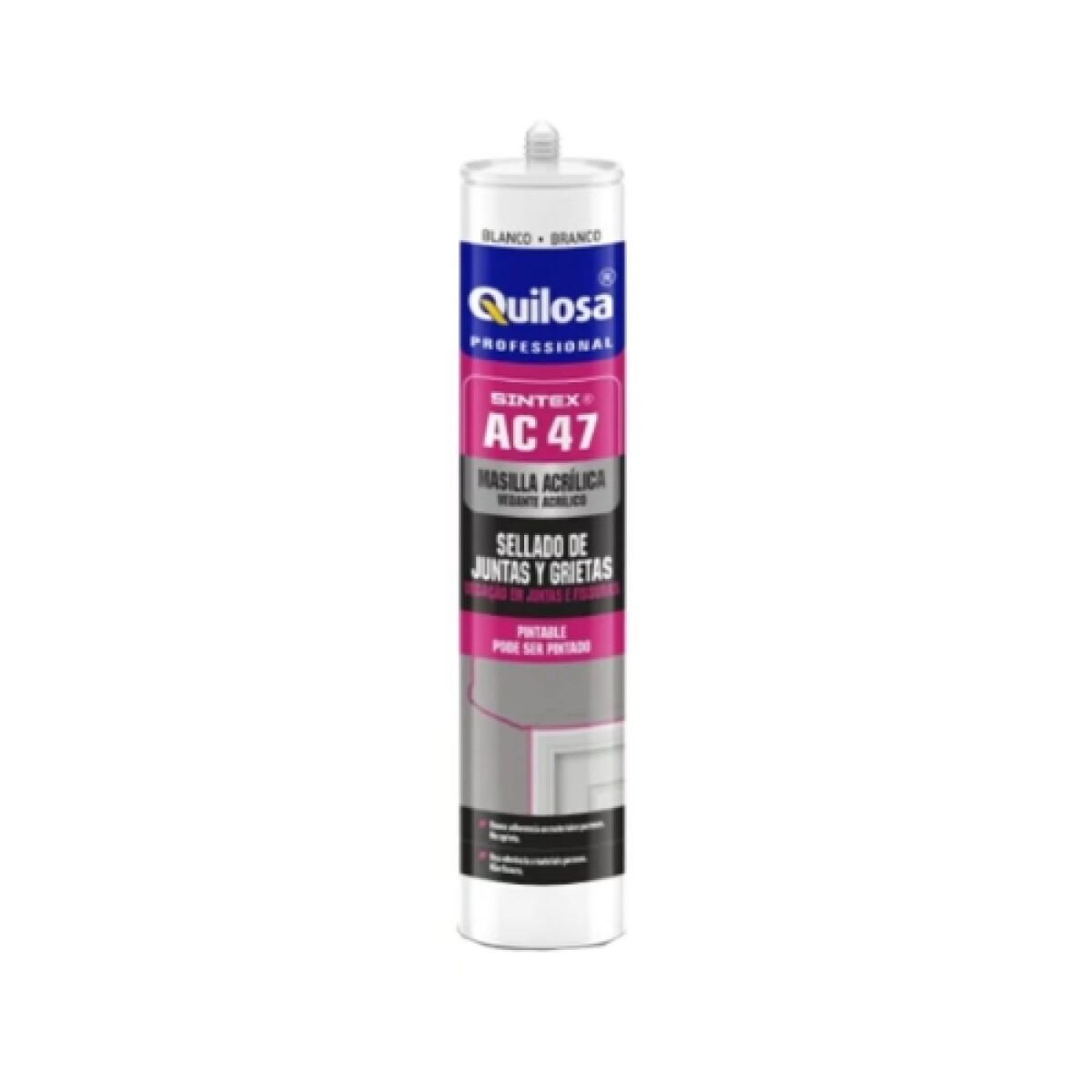 Silicona Quilosa Acrilica Sintex Ac47 Sellador Junta/grieta 