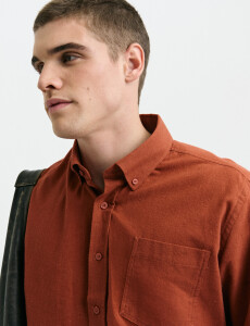 012639 CAMISA HARRY Ladrillo