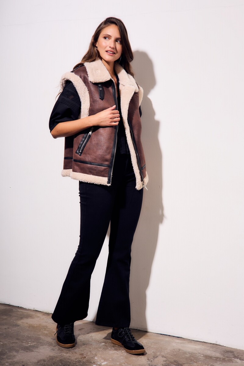 Chaleco Gamulan Marron