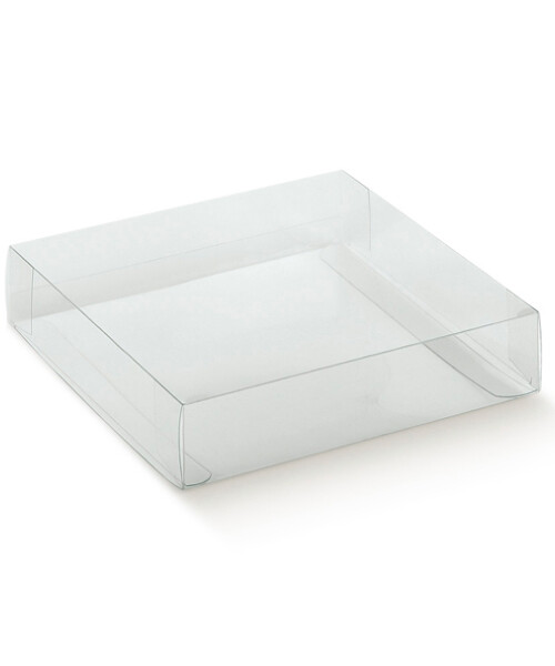 ESTUCHE TRANASPARENTE 25X25X4 cm TRANSPARENTE