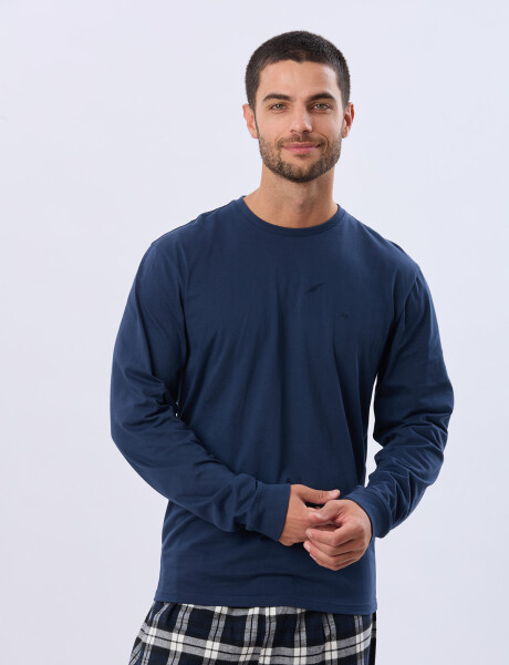 PIJAMA A CUADROS Azul