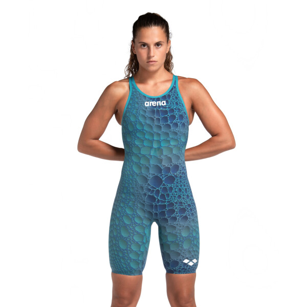 Malla De Competicion Para Mujer Arena Women's Powerskin Carbon Air2 Limited Edition Open Back Abyss Caimano