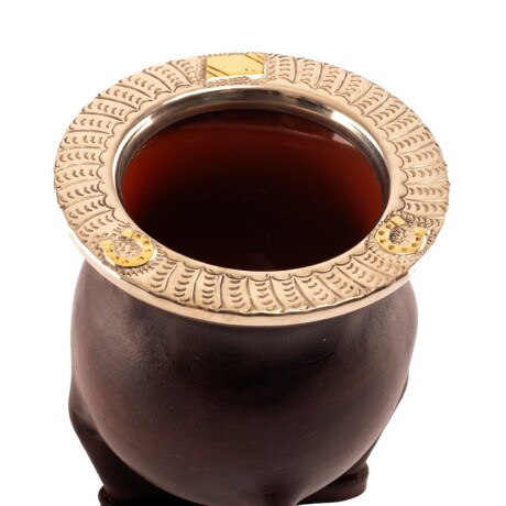 Mate de Alpaca y Bronce Z5 de ceramica