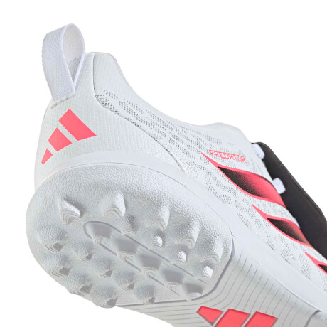 Championes de Niños Adidas Predator Club Ft El Tf Blanco - Rosado