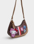 Bandoleras Estampados Bandolera Hobo Hello Kitty Kawaii - Marron Chocolate