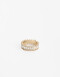 Anillos Chicos Color Anillo Elástico Strass - Cristal