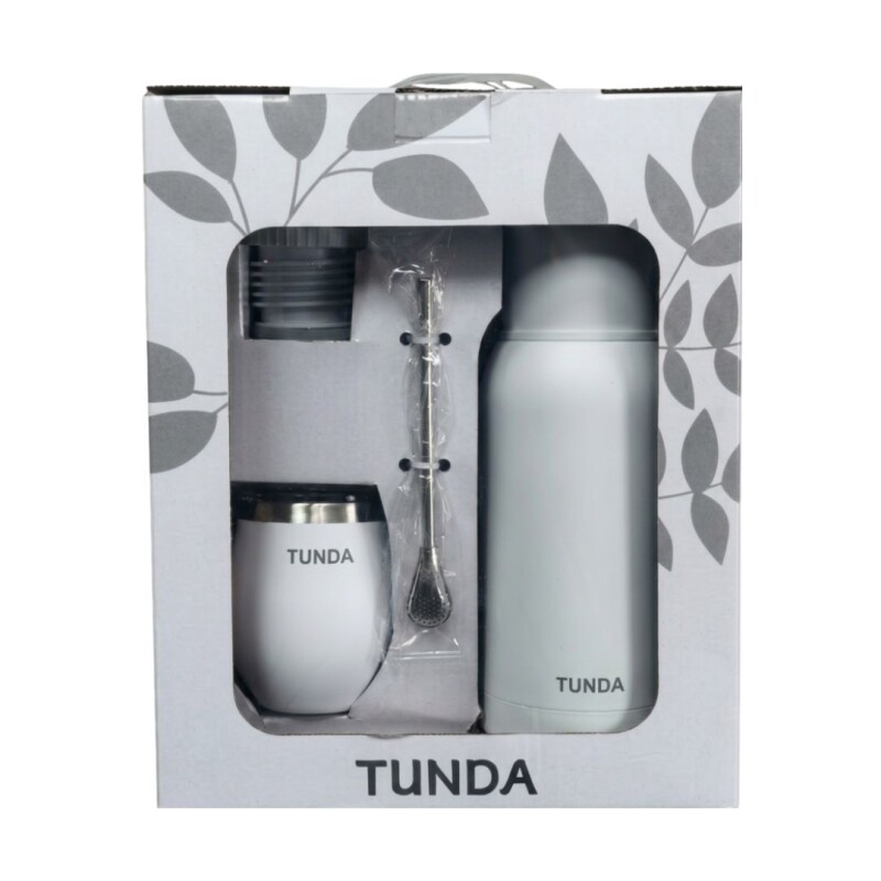 Set Matero Térmico Tunda Blanco Blanco