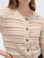 Saco Tambe Beige Claro